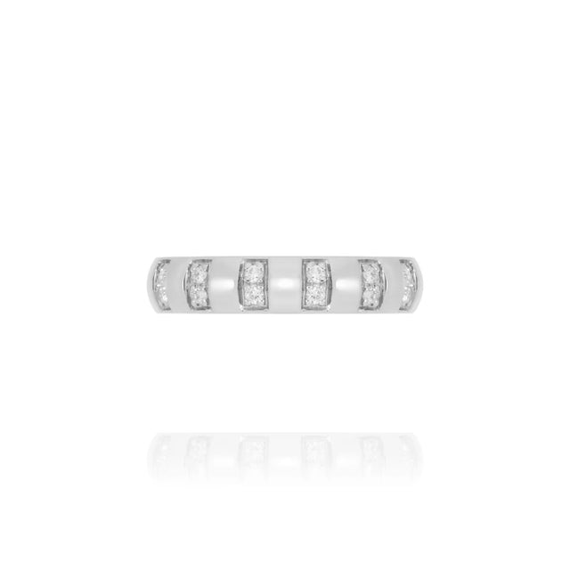 Bague Van Den Abeele Billie or blanc