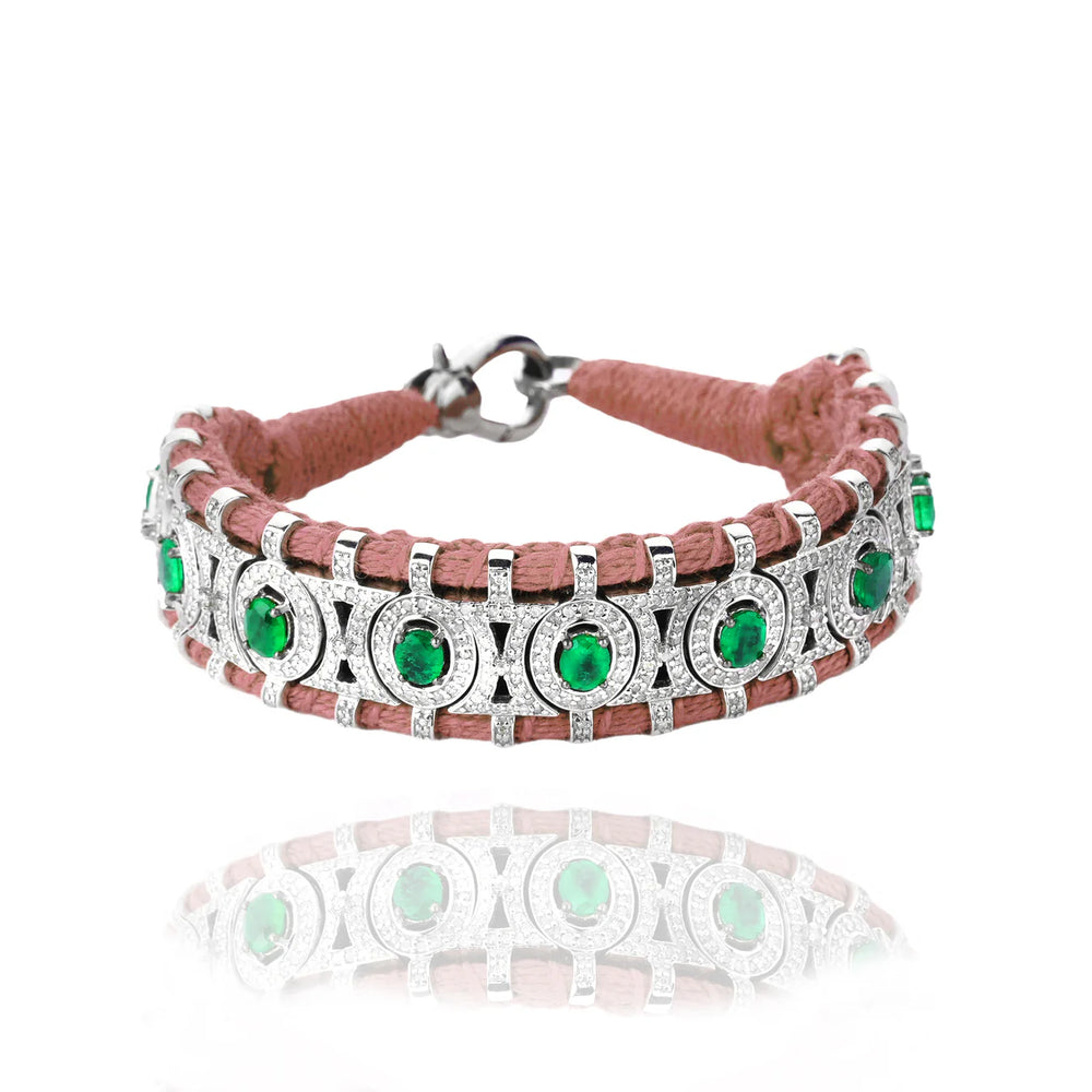 Bracelet Van Den Abeele Sao Paulo Blush - Émeraudes