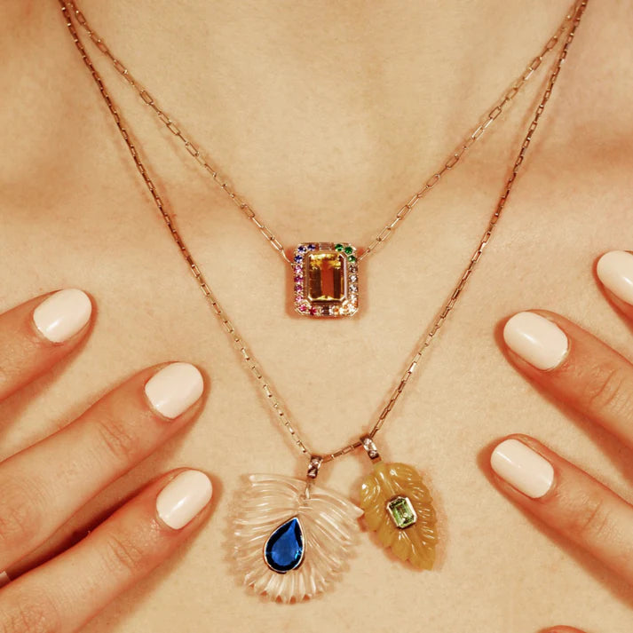 Collier Van Den Abeele Margareth citrine