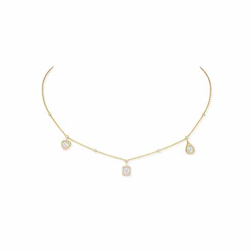 Collier diamant femme My Twin 11945-YG