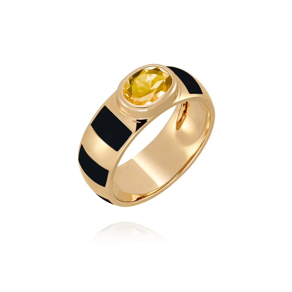 Bague Van Den Abeele Delphine noir