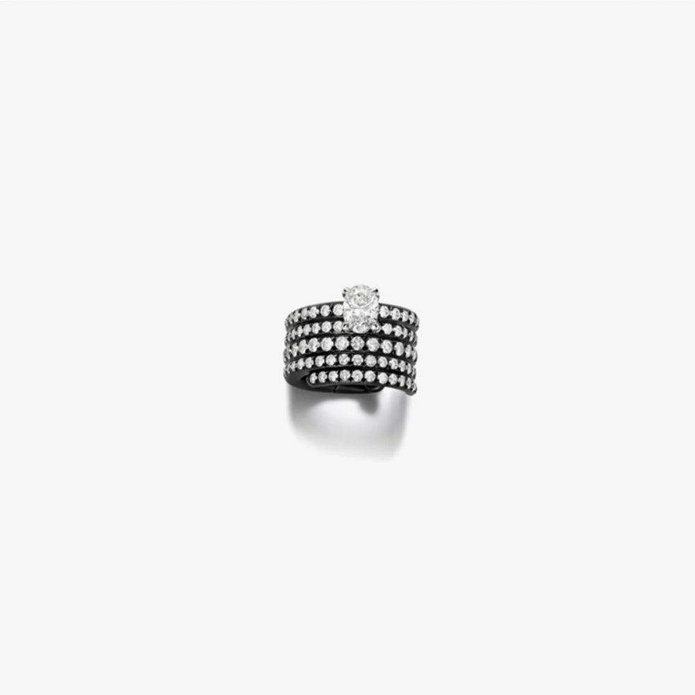 Boucle d'oreille Blast en or noir - EBL3ABWG00BCR