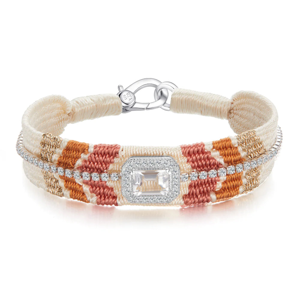 Bracelet Van Den Abeele Farrow Vanilla- Cristal