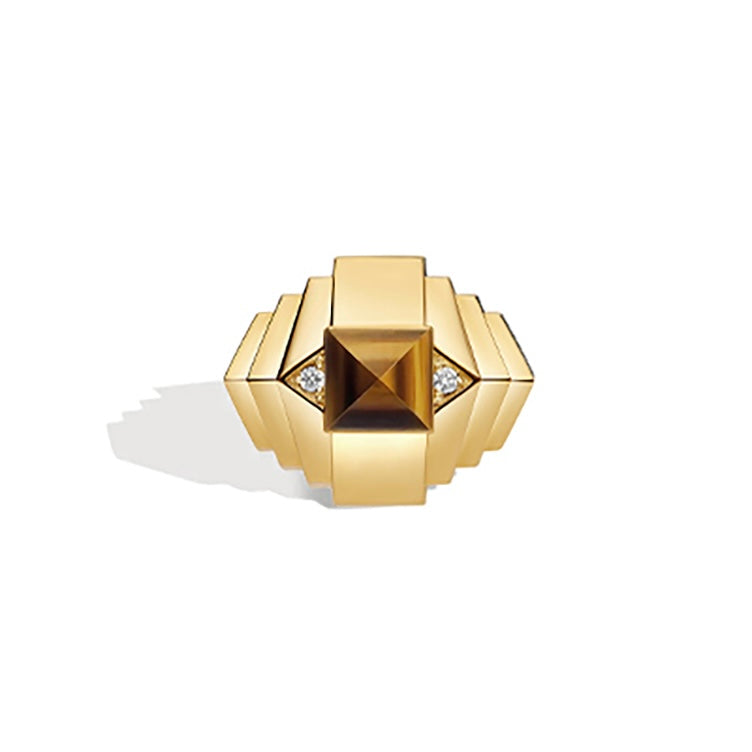Bague Statement Rockaway Mini Pyramide - FSJ761