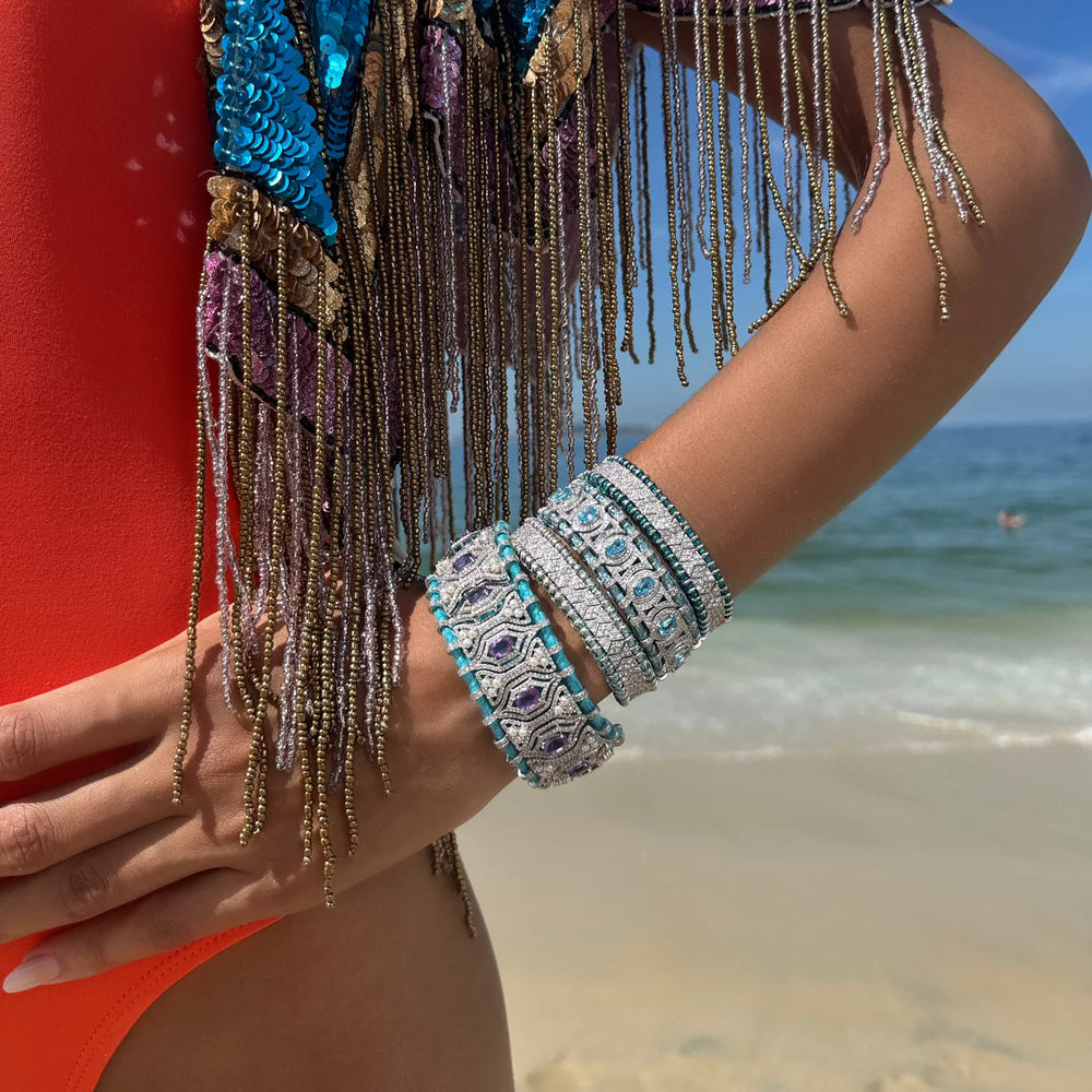 Bracelet Van Den Abeele Sao Paulo Sky - topazes