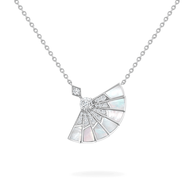 Pendentif Fanfare Symphony en diamant et nacre - 2017340