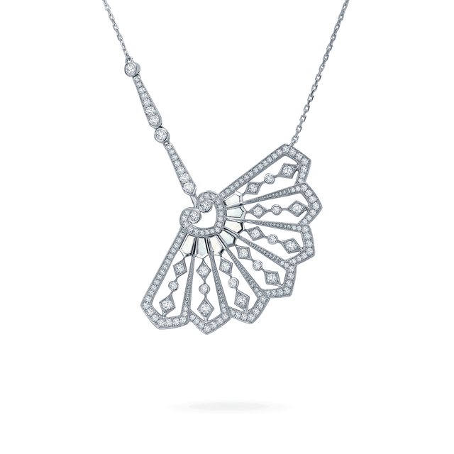 Pendentif Fanfare en diamant et nacre - 2015303