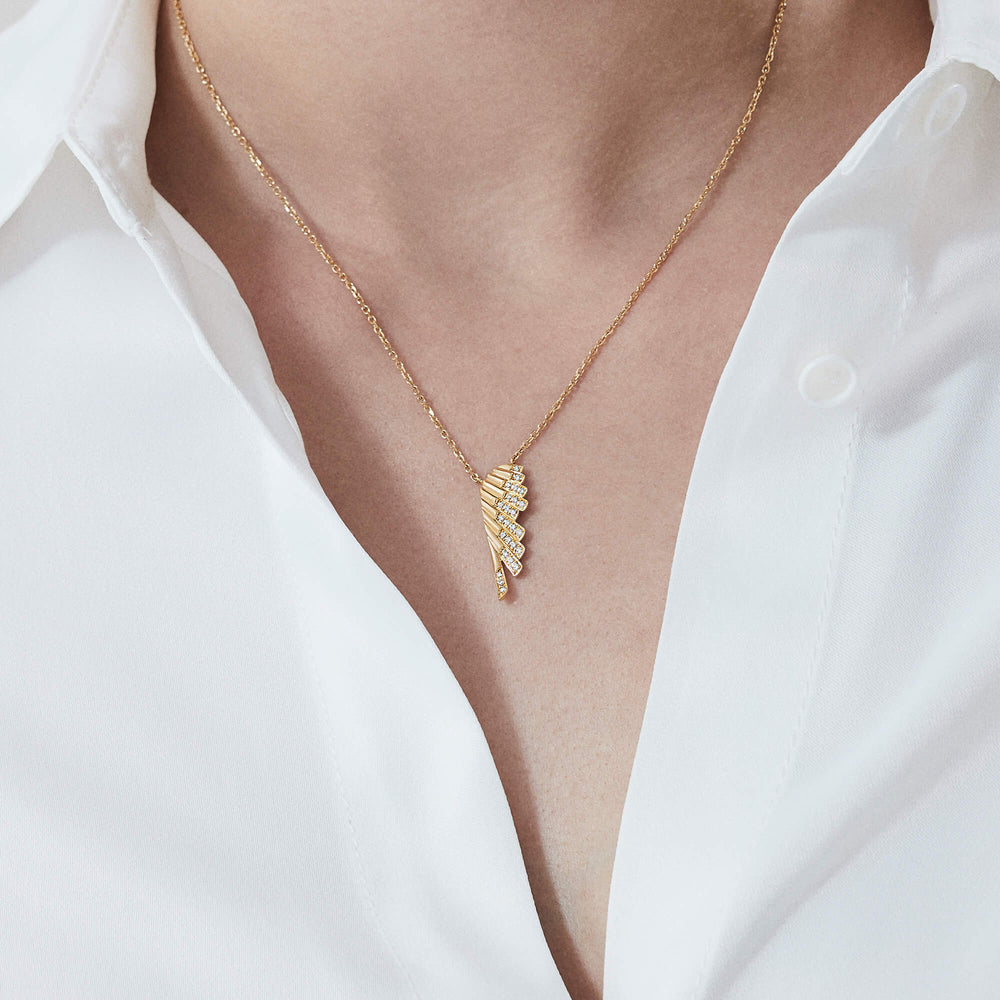 Pendentif mini-icônes en diamant Wings Rising - 2018633