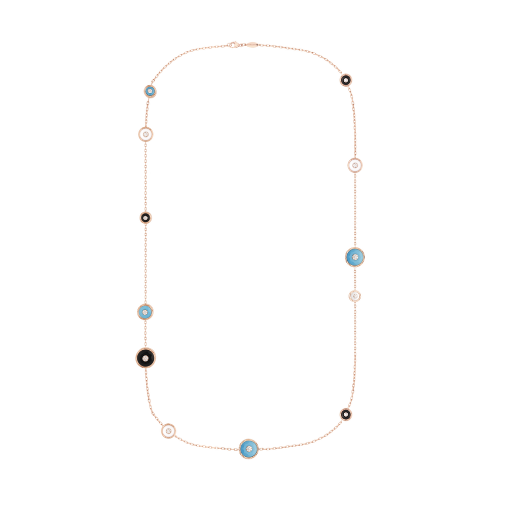 Collier Korloff Je Play or rose et diamants 12 ronds - JJPLN02PG/OCOCTU-J