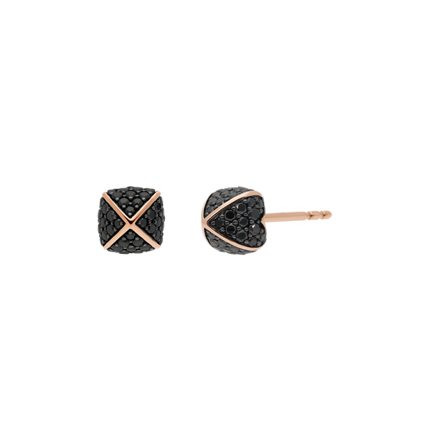 Boucles d'oreilles Korloff Korlove Diamants noirs moyen modèle - JKVE04PG/BD
