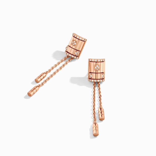 Boucles d'oreilles à pampilles en diamants LIFE - VIE-E13