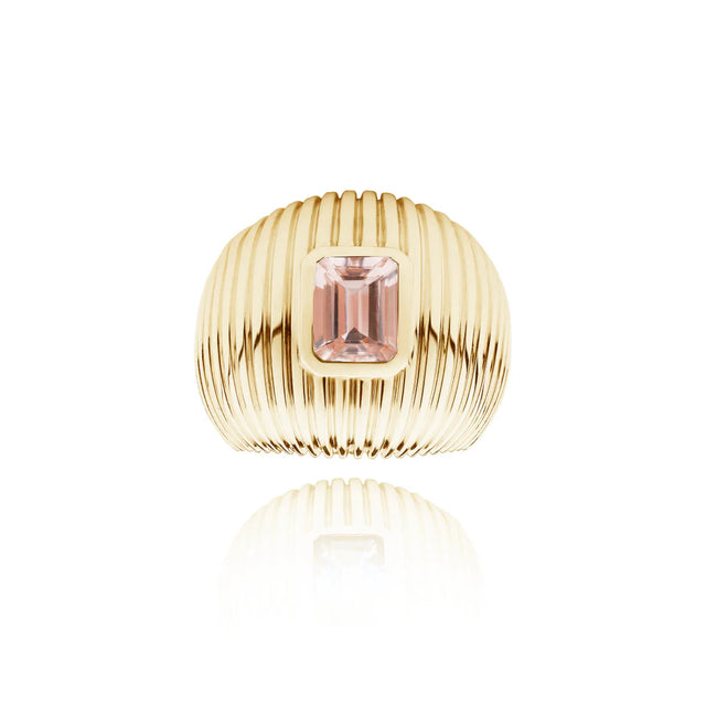 Bague Van Den Abeele Michelle or et morganite