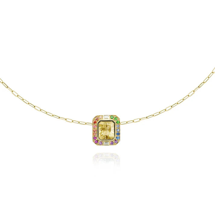 Collier Van Den Abeele Margareth citrine