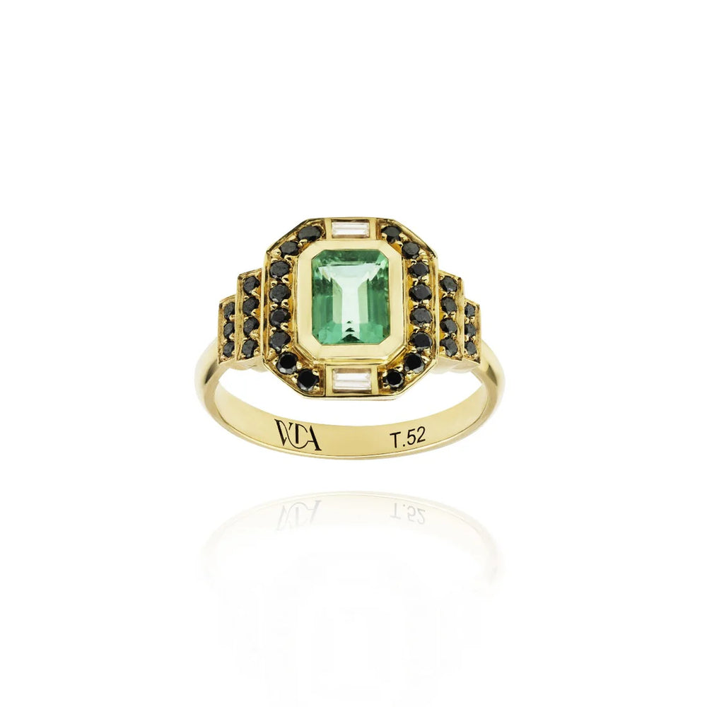 Bague Van Den Abeele Pandorre Tourmaline verte