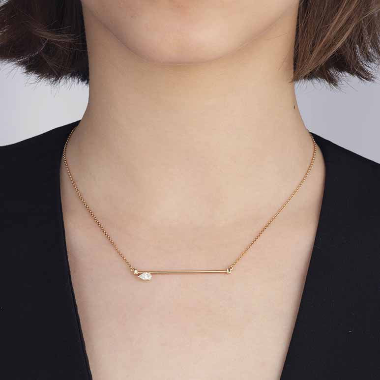 Pendentif Repossi Serti sur Vide en or rose - PSV1ABPG03000