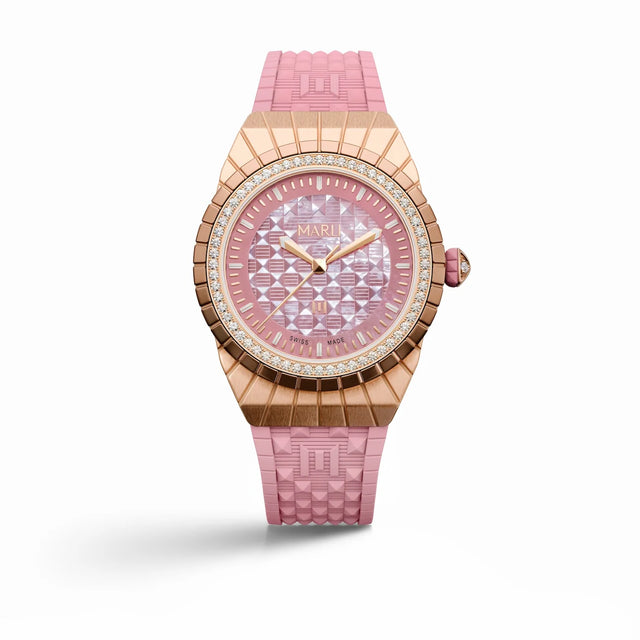 Montre Marli NY CLEO L35 C-35-S-RG-1D-MWH-RB
