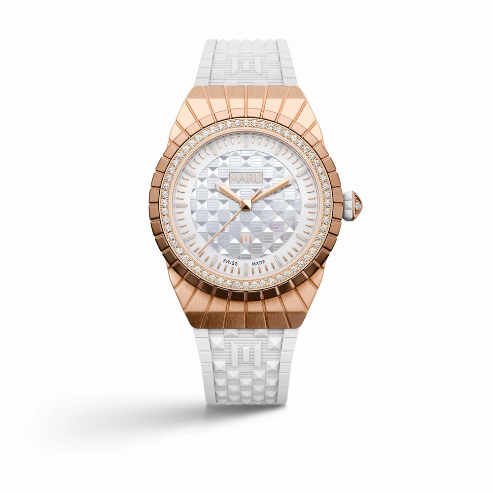 Montre Marli NY CLEO L35 C-35-S-RG-1D-MWH-RB
