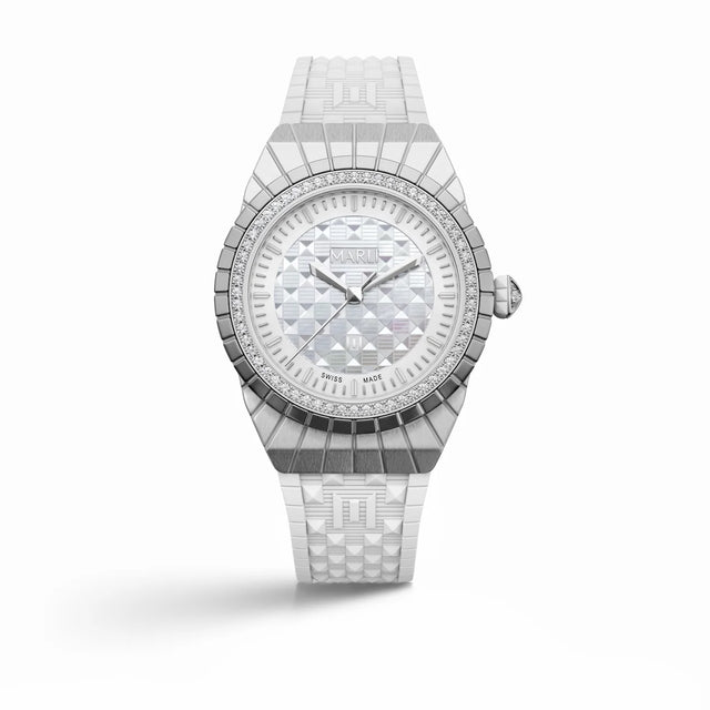 Montre Marli NY CLEO L35 C-35-S-TI-1D-MWH-RB