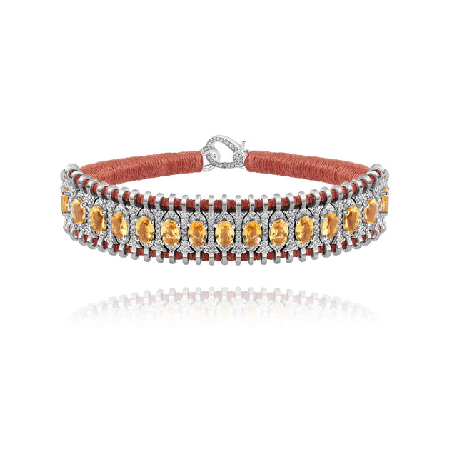 Bracelet Van Den Abeele Santos Blush - Citrine
