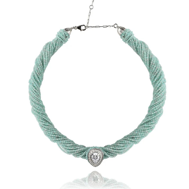Collier Van Den Abeele Tornado Amazonite