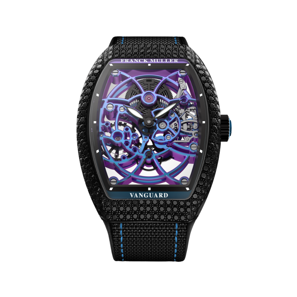 Montre Fanck Muller Vanguard V 35 S6 SQT NR MVT NT BLD