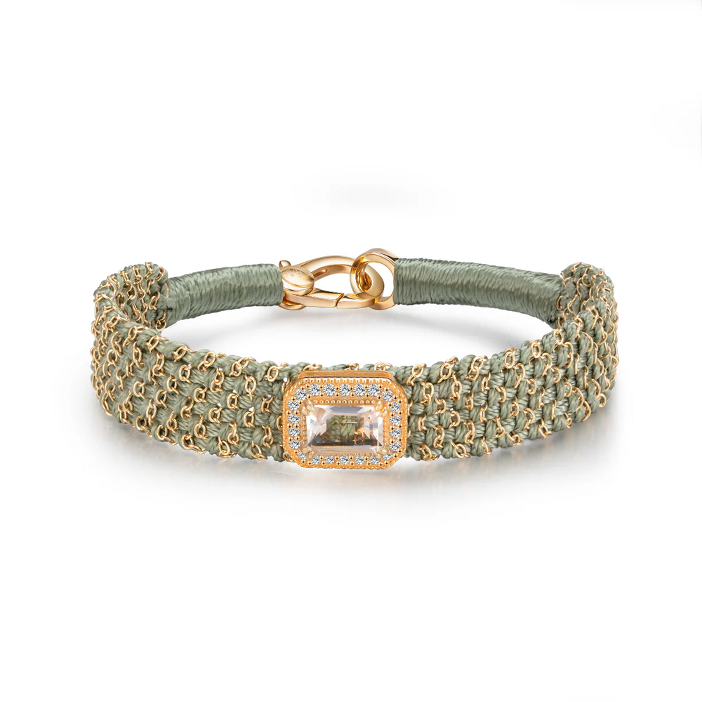 Bracelet Van Den Abeele vicky moss - cristal