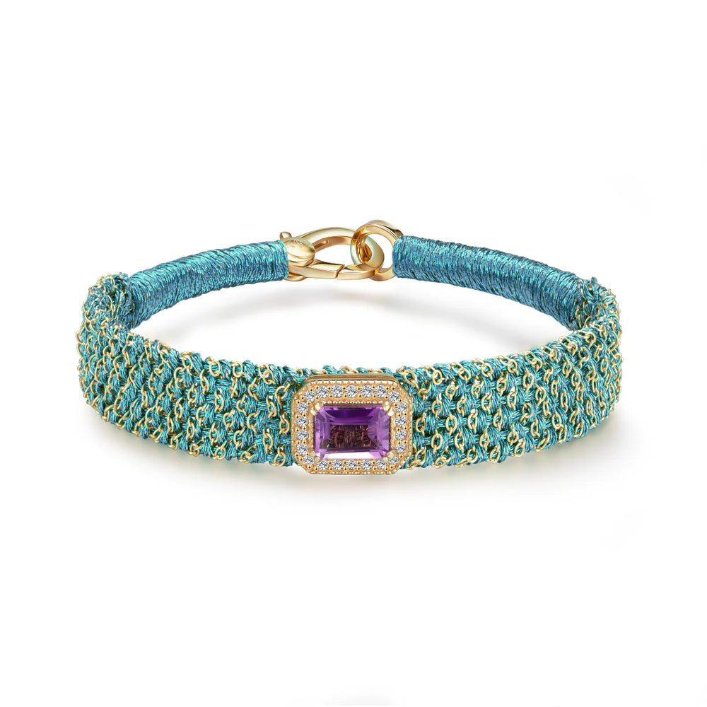 Bracelet Van Den Abeele vicky pacific - améthyste