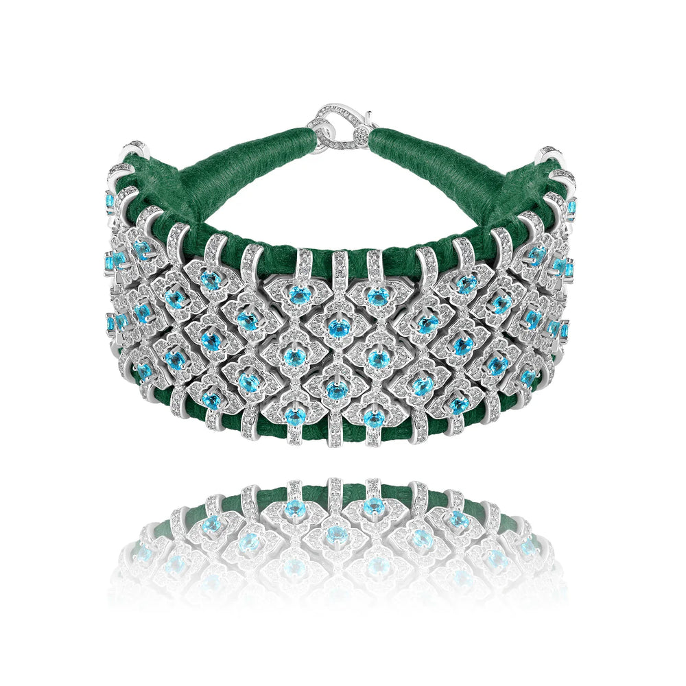Bracelet Van Den Abeele Bahia Sapin- Topaze