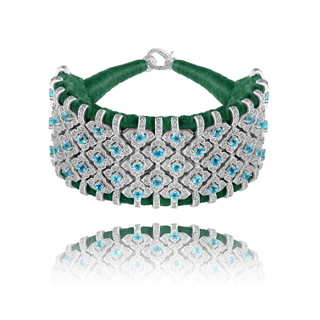 Bracelet Van Den Abeele Bahia Sapin- Topaze