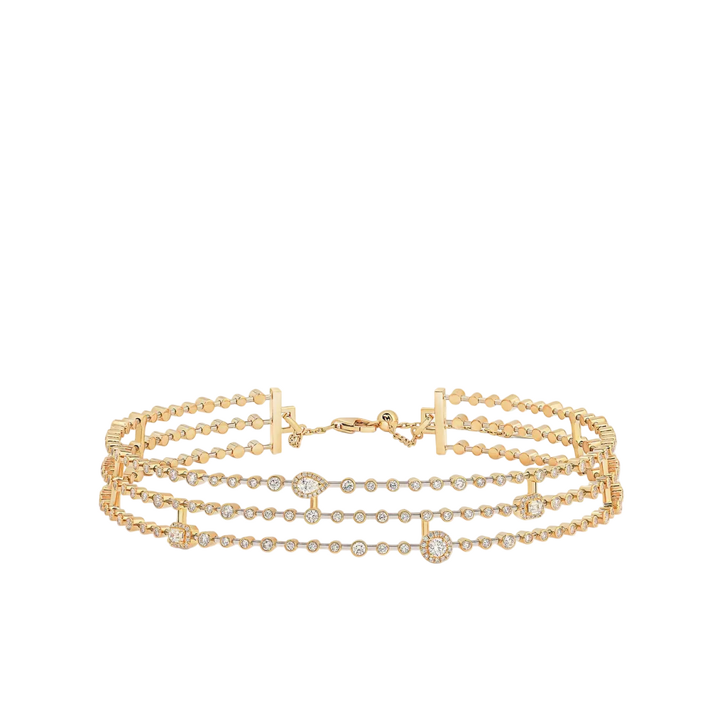 Collier Sartoro Trilogie Radiance Signature 3 Row TRIL-N4YG