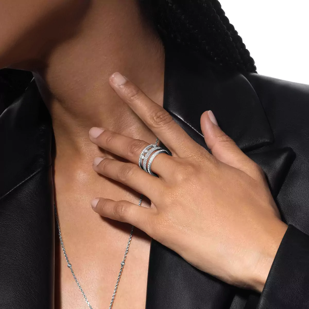 Bague Messika Pavée Move Romane GM 07205-WG