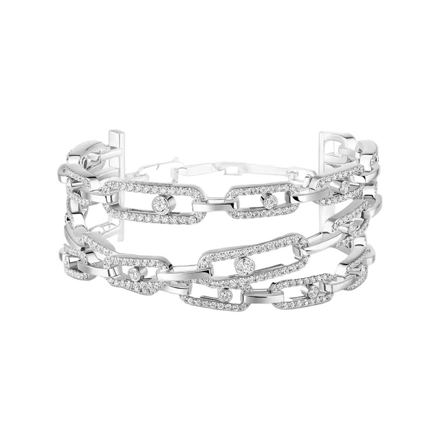 Bracelet Messika Move Link Manchette 13512-WG