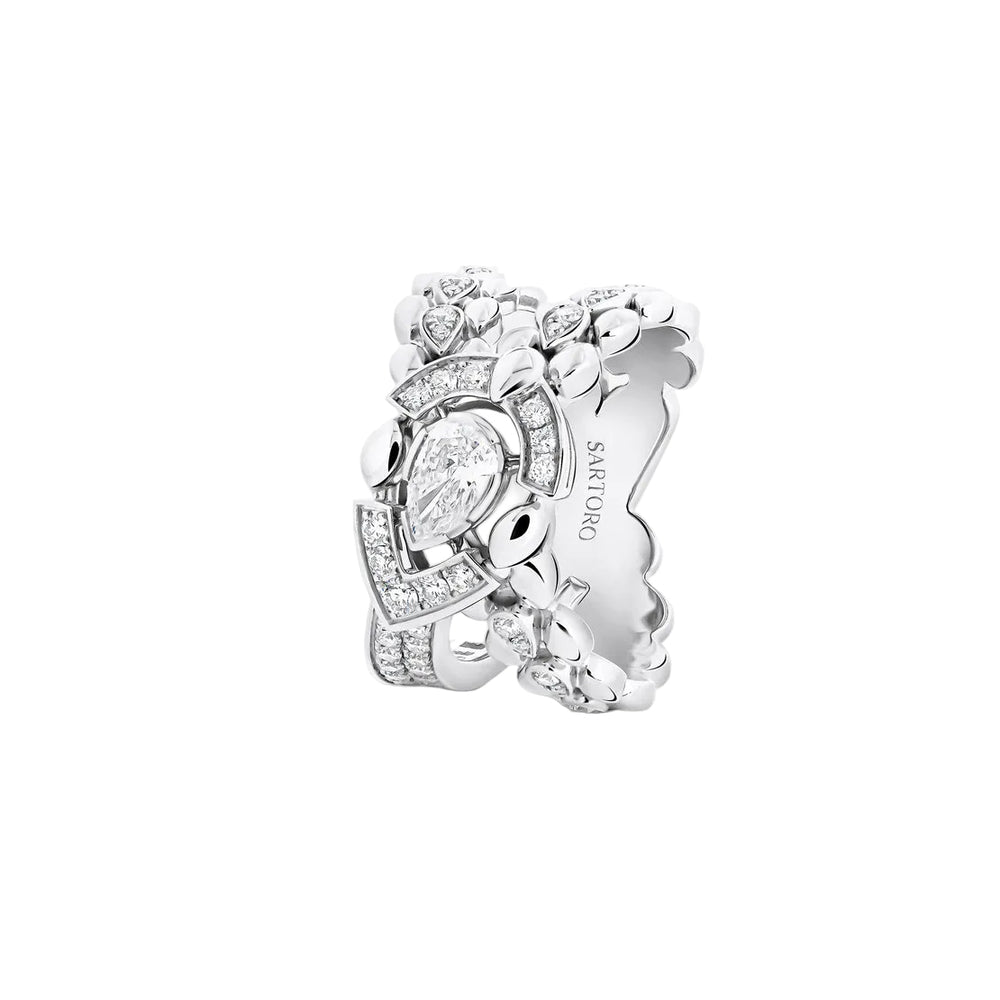 Bague Sartoro Dualité Cross DUAL-R6WG