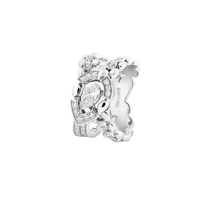 Bague Sartoro Dualité Cross DUAL-R6WG