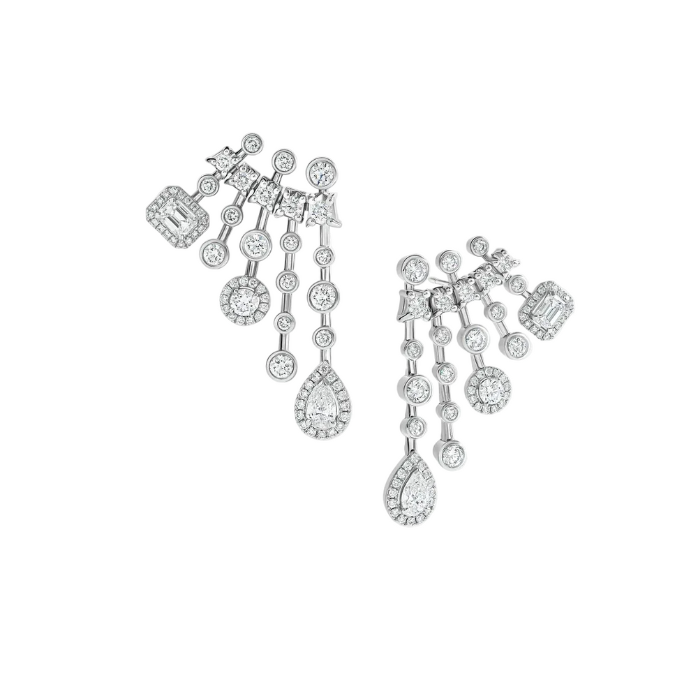 Boucles d'oreilles Sartoro Trilogie Radiance Signature TRIL-E23WG