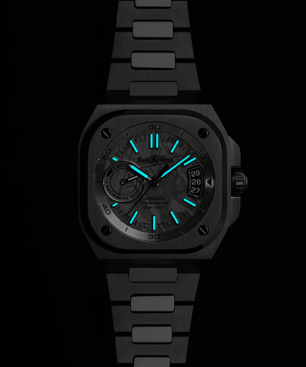 ساعة BR-05 GMT Green Steel BR05G-GN-ST/SST
