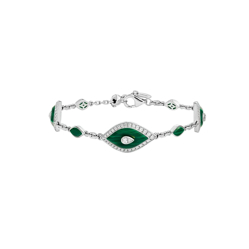 Bracelet Sartoro Ondes Forever Malachite ONDES-B11WGMLC