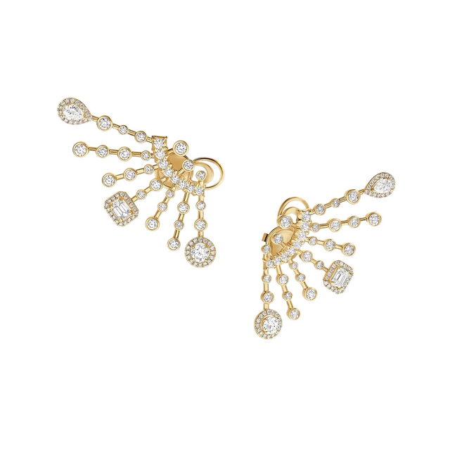 Boucles d'oreilles Sartoro Trilogie Radiance TRIL-E19YG