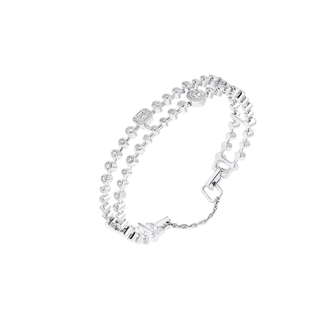 Bracelet Sartoro Trilogie Radiance Signature 2 Row TRIL-B8WG