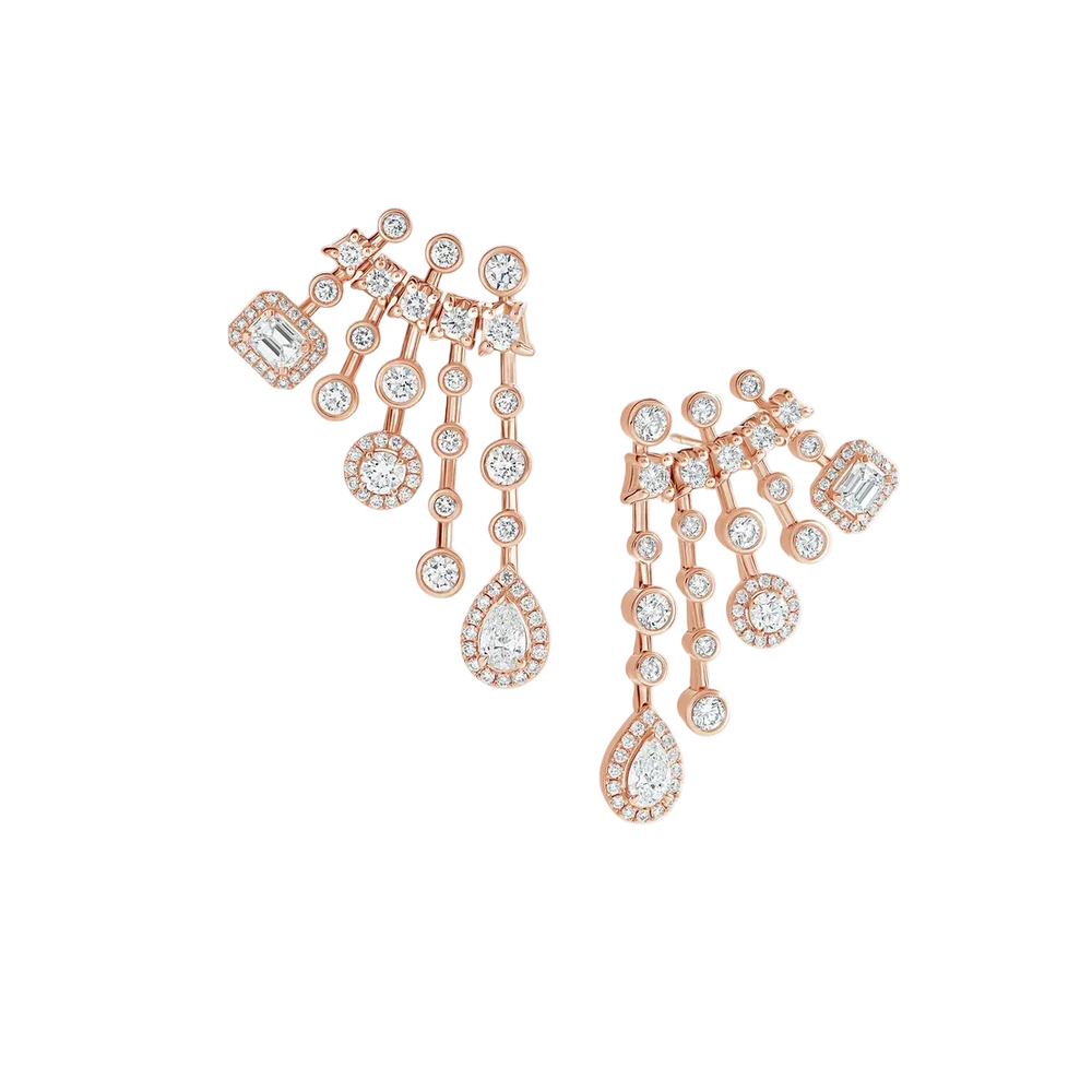 Boucles d'oreilles Sartoro Trilogie Radiance Signature TRIL-E23RG