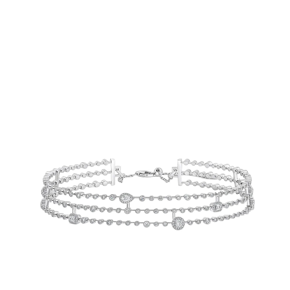 Collier Sartoro Trilogie Radiance Signature 3 Row TRIL-N4WG