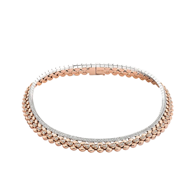Collier Sartoro Dualité Two Tone Medium DUAL-N8RWG