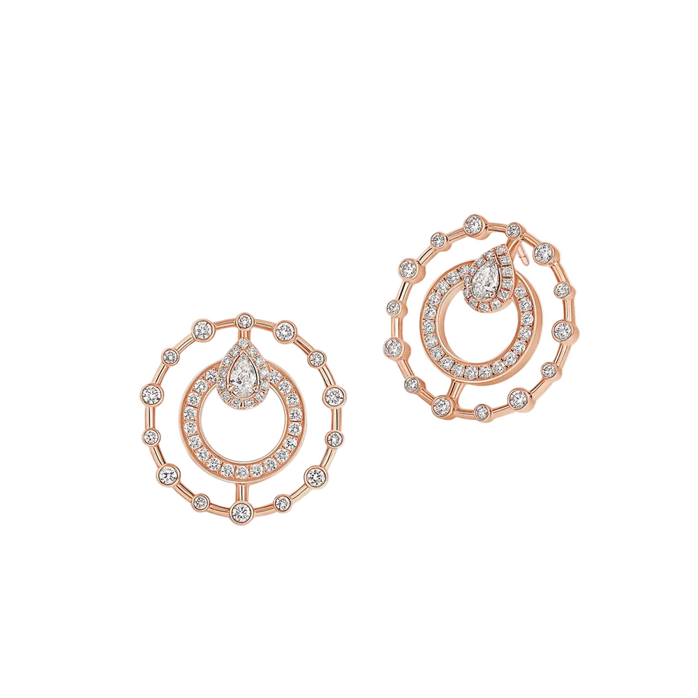 Boucles d'oreilles Sartoro Trilogie Radiance Signature TRIL-E25RGPS