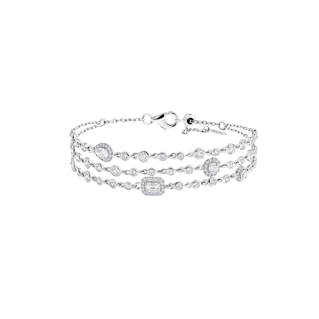 Bracelet Sartoro Trilogie Radiance Signature Chain TRIL-B1WG