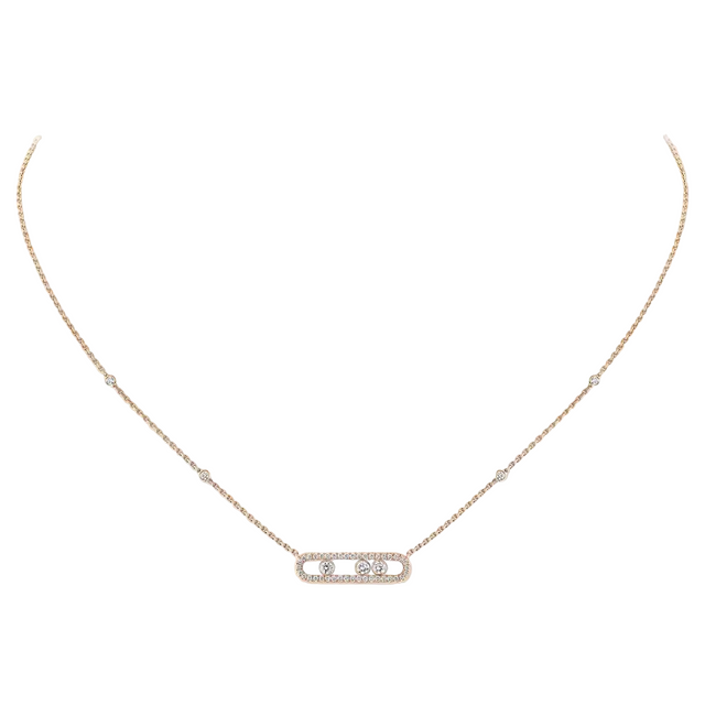 Collier Messika Move Classique Pavé PM 04322-PG