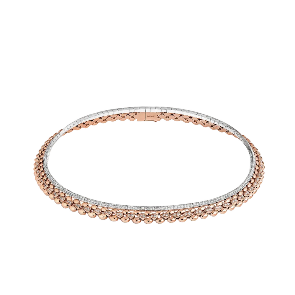 Collier Sartoro Dualité Two Tone DUAL-N7RWG