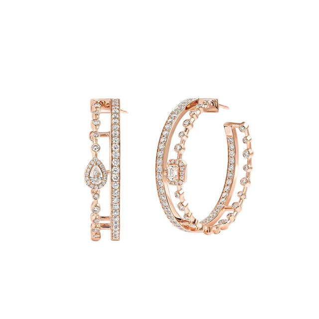 Boucles d'oreilles Sartoro Trilogie Radiance Forever TRIL-E8RG