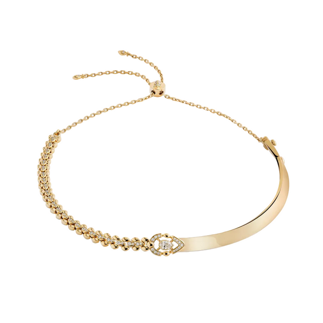 Collier Sartoro Dualité Signature Chocker DUAL-N1YG