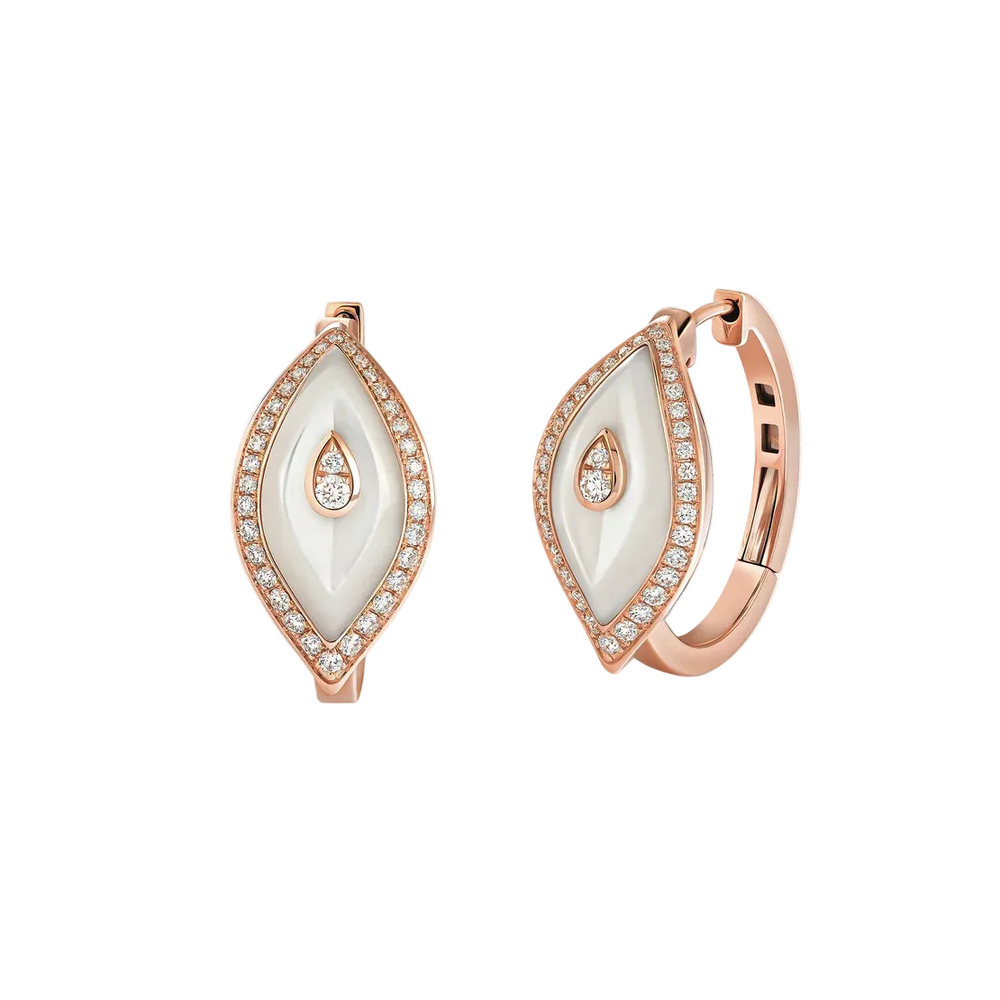 Boucles d'oreilles Sartoro Ondes Forever Mother of Pearl ONDES-E10PGMOP