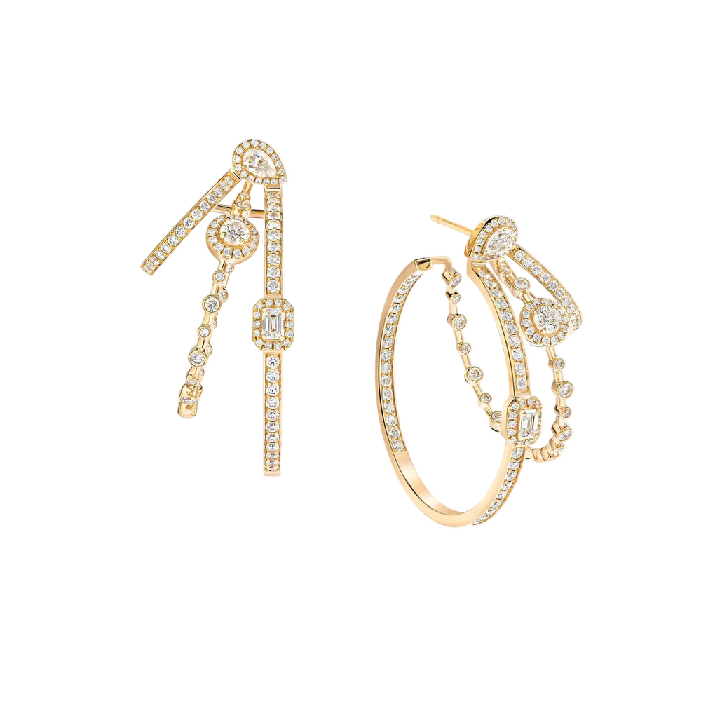 Boucles d'oreilles Sartoro Trilogie Radiance Trio TRIL-E9YG
